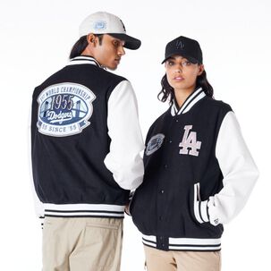 Chaquetas Los Angeles Dodgers Mlb Patches Black