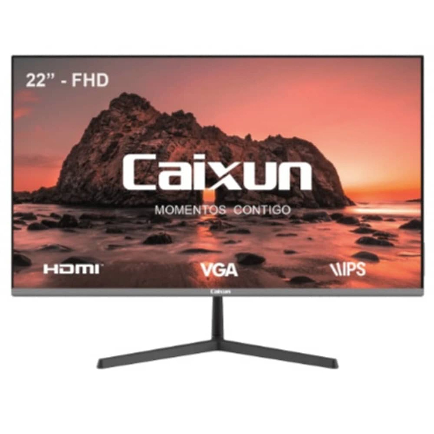 Monitor Caixun Con Pantalla De 22" 75hz 220v Color Negro image number 0.0