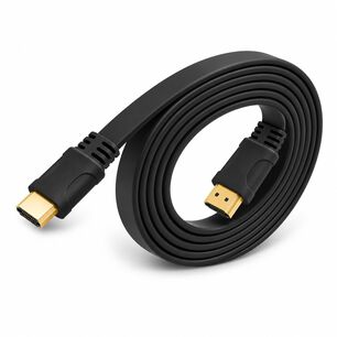 Cable Hdmi Tecnolab Tl553 Ultraplano 3 M 4k Full Hd