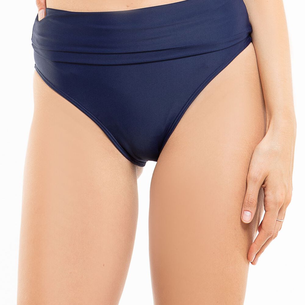 Bikini Calzón Pin Up Doble Uso Azul Marino image number 0.0