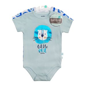 Bodys Manga Corta Set 2 Piezas Bambino 100% Algod&oacute;n