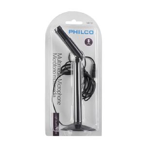 Micr&oacute;fono Para Pc Notebook Multimedia Plug Con Pedestal