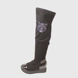 Bota Negro V&iacute;a Franca Art. 5z05black