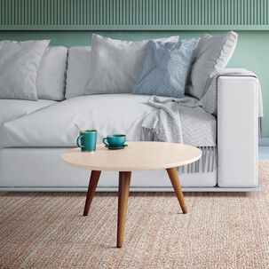 Mesa De Centro Alba Off White 60x60x32