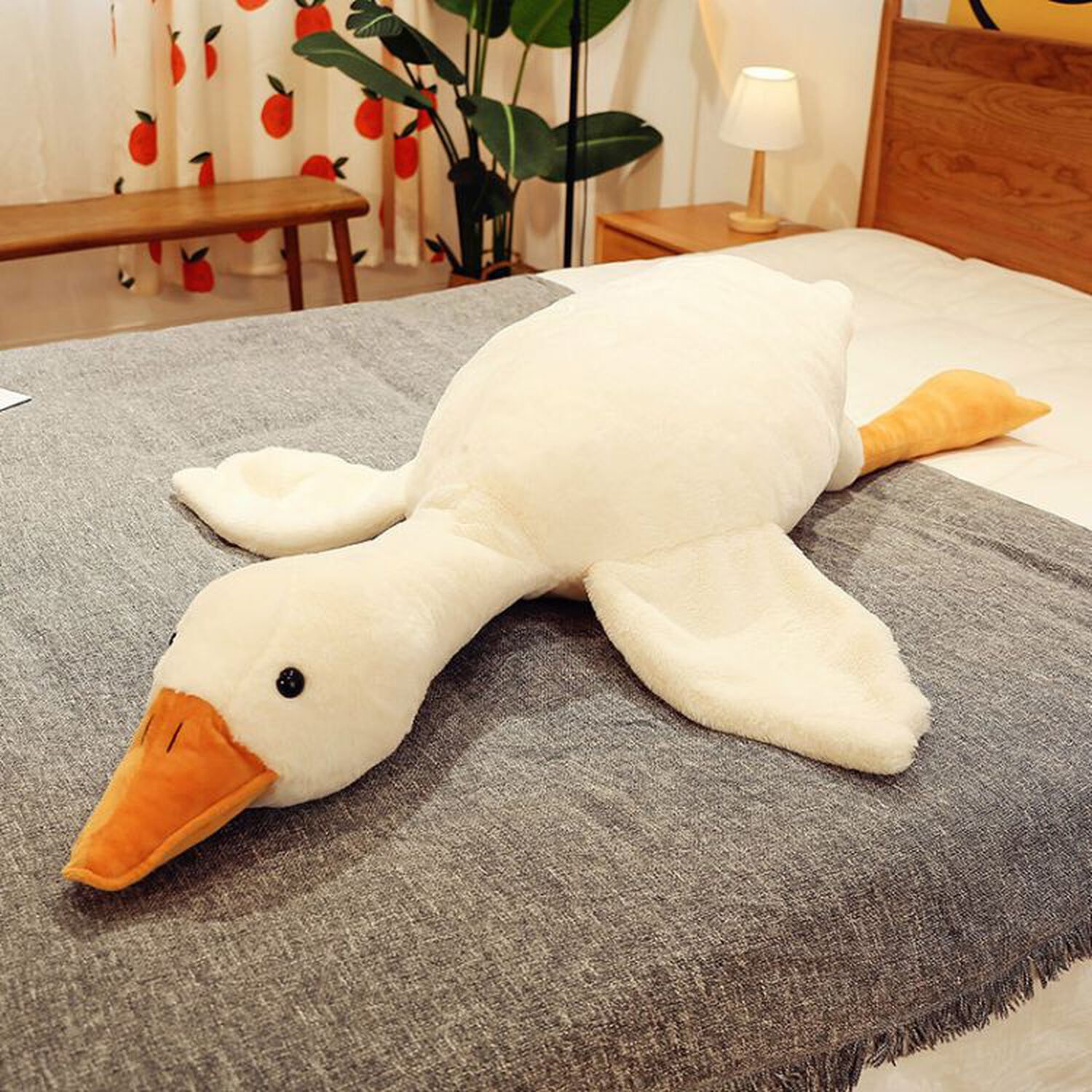 Peluche Ganso De Felpa Kawaii Almohada Gigante Suave 160cm image number 1.0