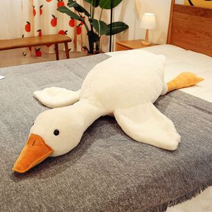 Peluche Ganso De Felpa Kawaii Almohada Gigante Suave 160cm