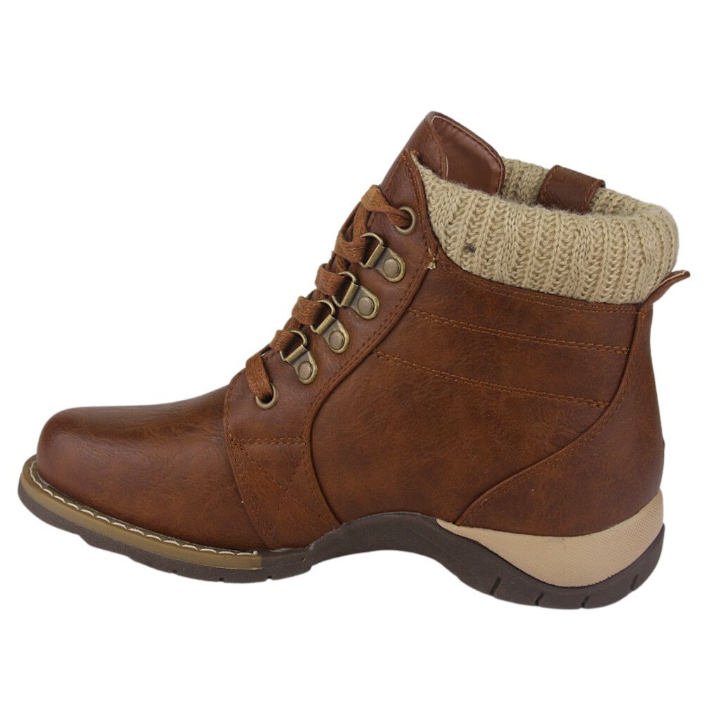 Botin Chalada Mujer Rolo-4 Tostado Casual image number 1.0