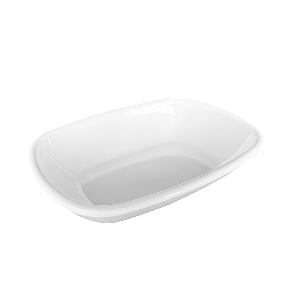 Set De 6 Pocilloss Melamina Rectangular Blanca 20x4.5 Cm L&iacute;nea Cl&aacute;sica image number 7.0