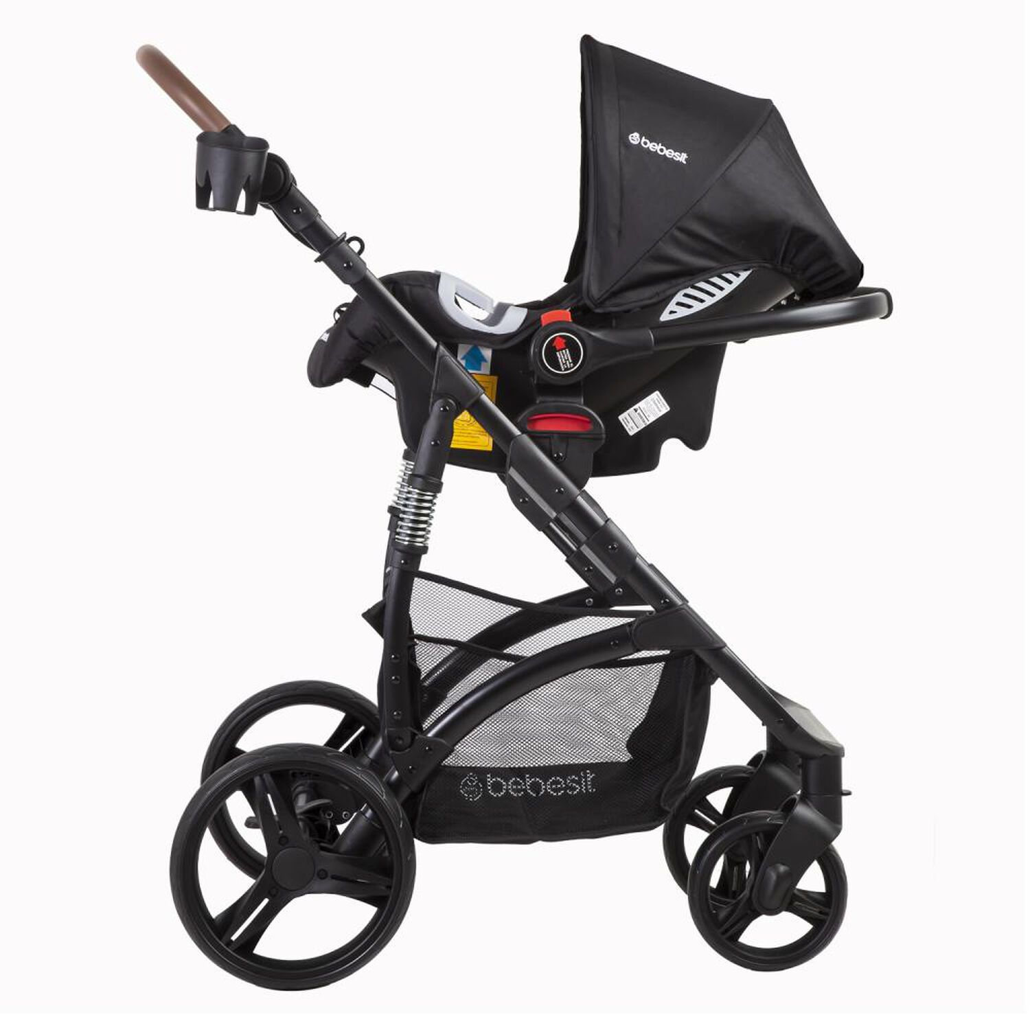 Coche Cuna Travel System Bebesit Quest Lx Negro image number 3.0