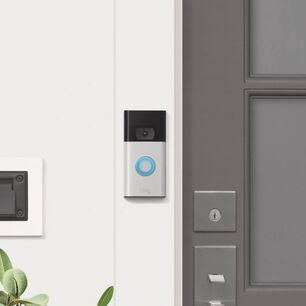 Timbre Inteligente Ring Video Doorbell 2nd Gen Gris Plata Inal&aacute;mbrico Compatible Alexa