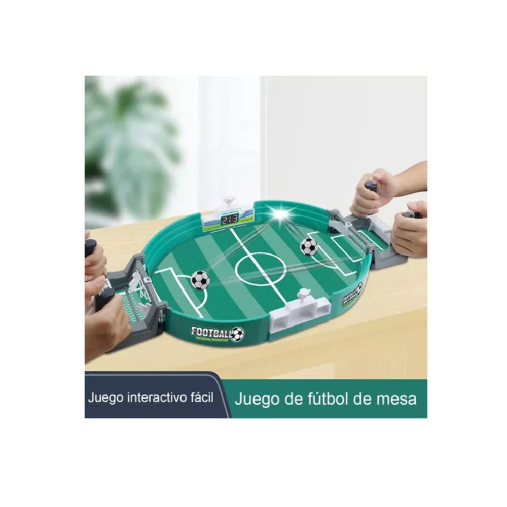 Juego Cancha De Futbol Mesa Portátil Niños Diversión Plástic image number 9.0