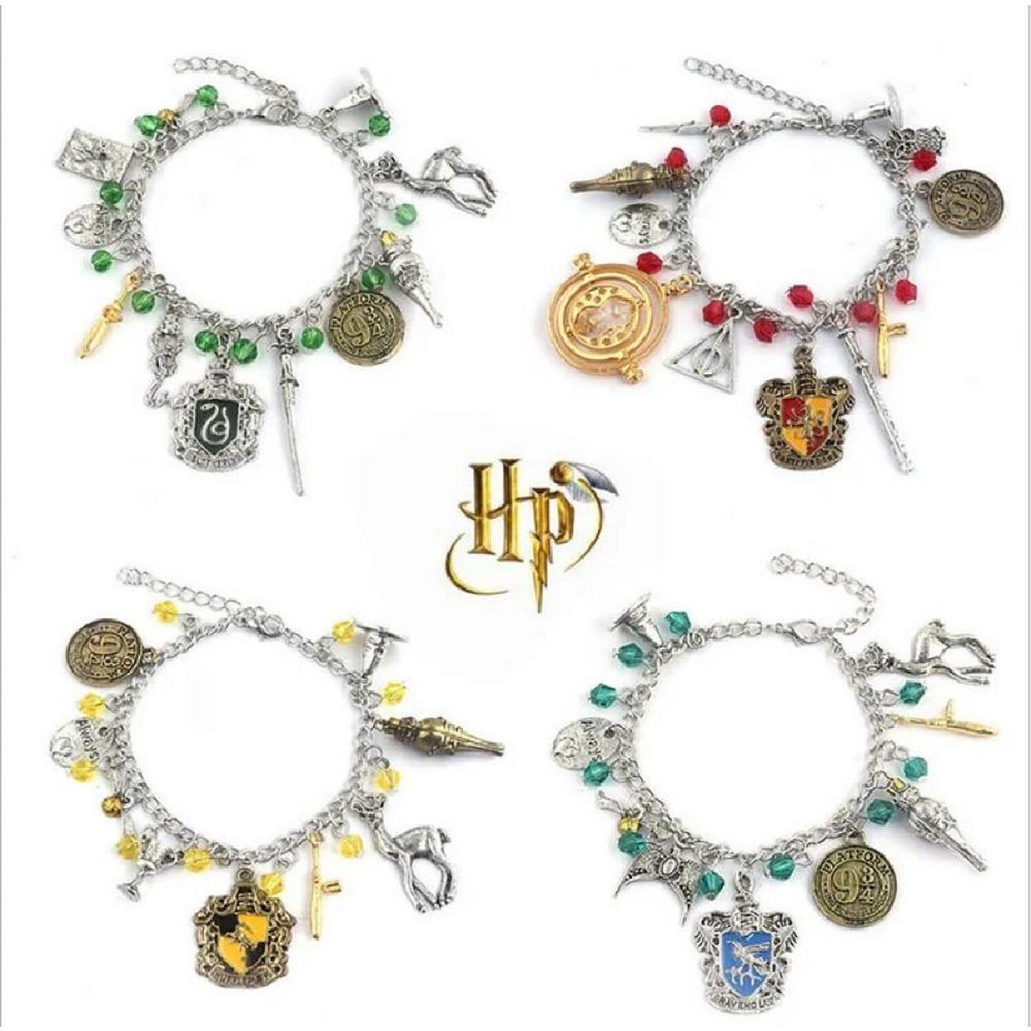 Pulsera Dijes Casas Hogwarts Harry Potter image number 6.0