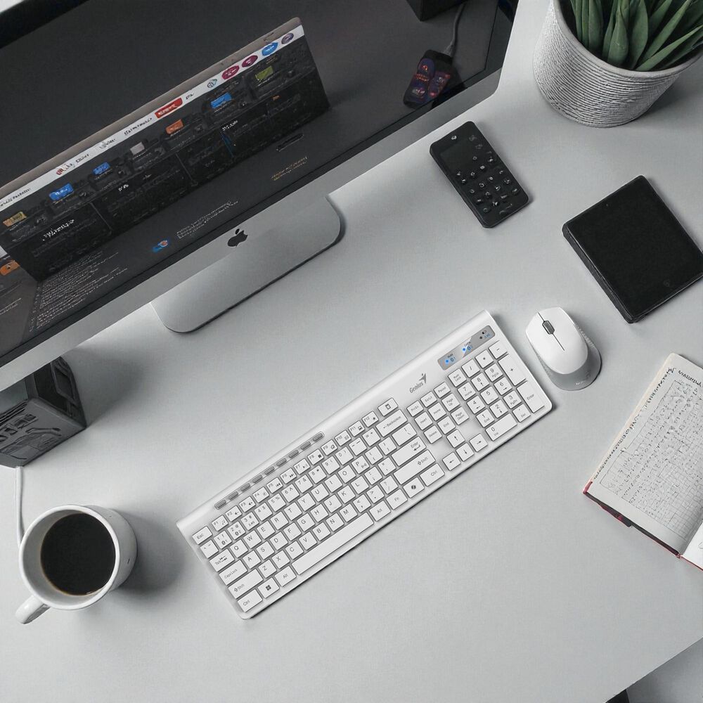 Teclado Y Mouse Dual Wireless Bluetooth + Usb 2g Copilot Ai image number 4.0