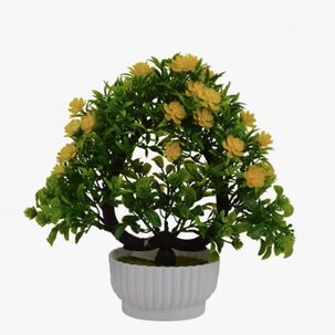 Planta Bons&aacute;i Camelia De Espuma Artificial Macetero 25cm