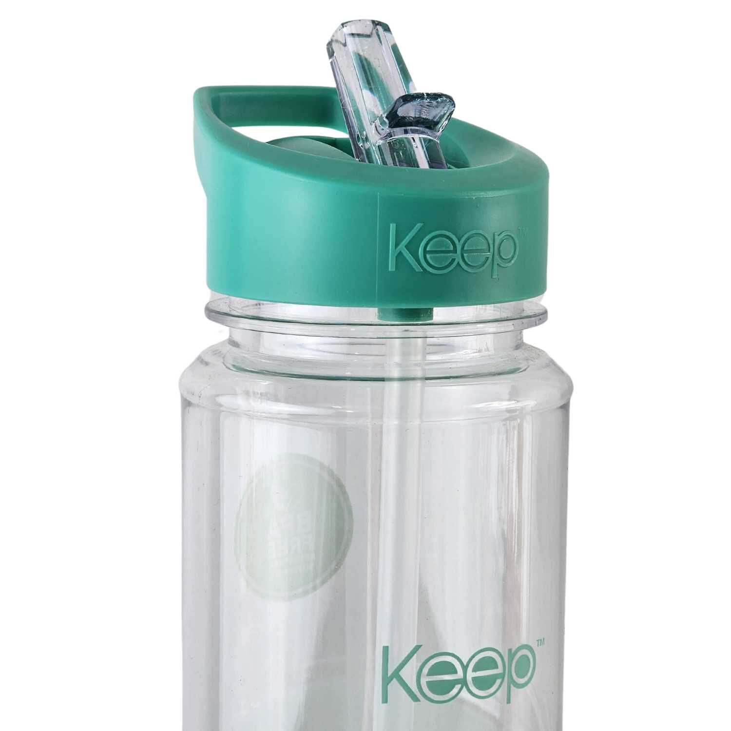 Botella Keep Bandas Colores 750ml Agua Bebidas Turquesa image number 5.0