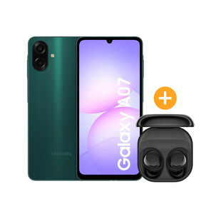 Smartphone Samsung Galaxy A07 Lte / 128 GB / Verde / Liberado + Aud&iacute;fonos Bluetooth Galaxy Buds Core Negro