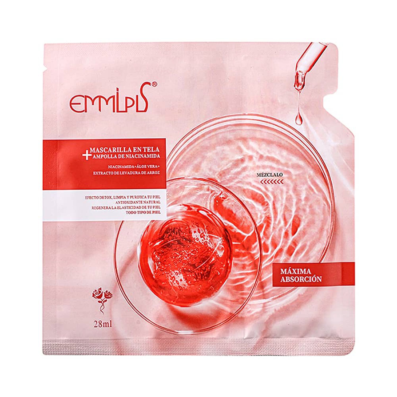Mascarilla Con Serum Facial Niacinamida Puro Detox Kit 10 Und image number 2.0