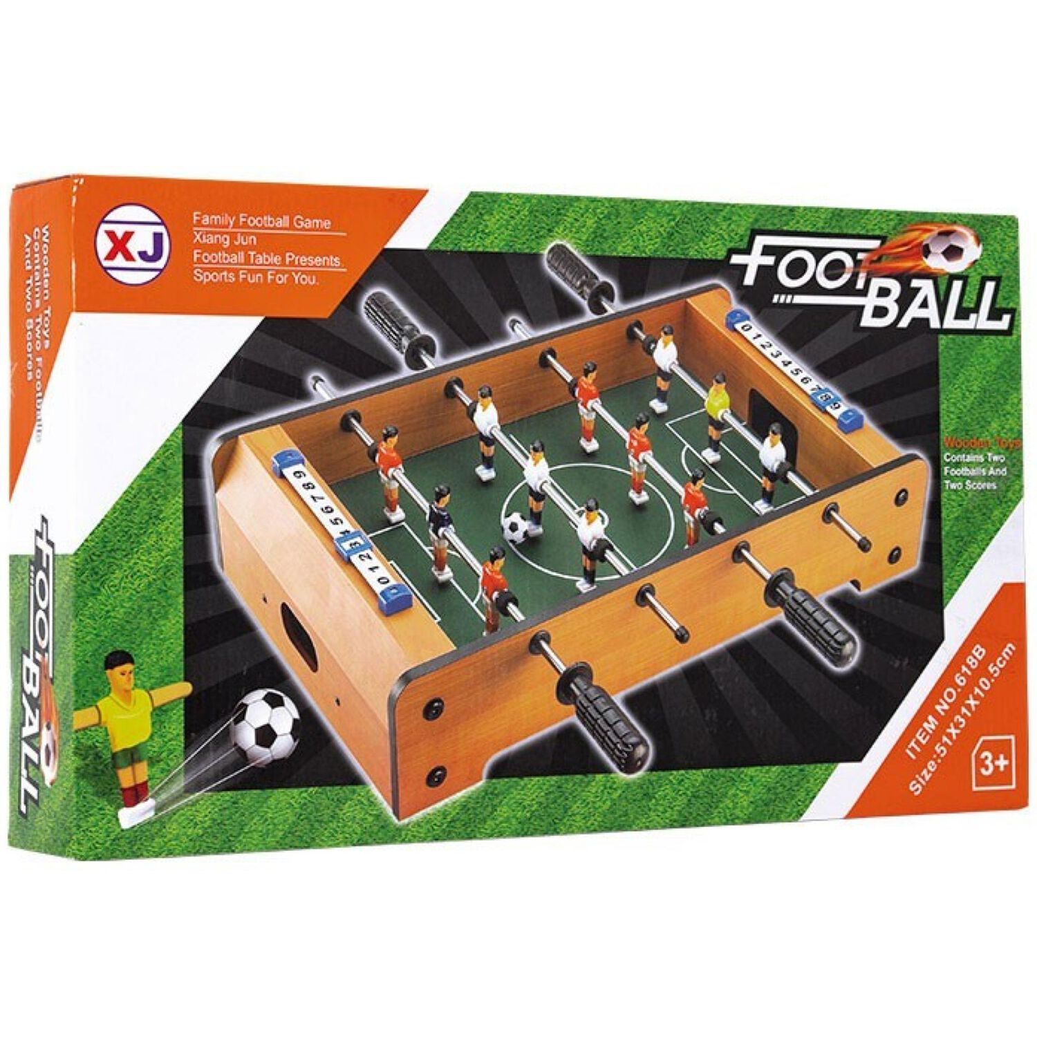 Juguete Mini Mesa De Futbol Taca Taca De Madera Infantil image number 2.0