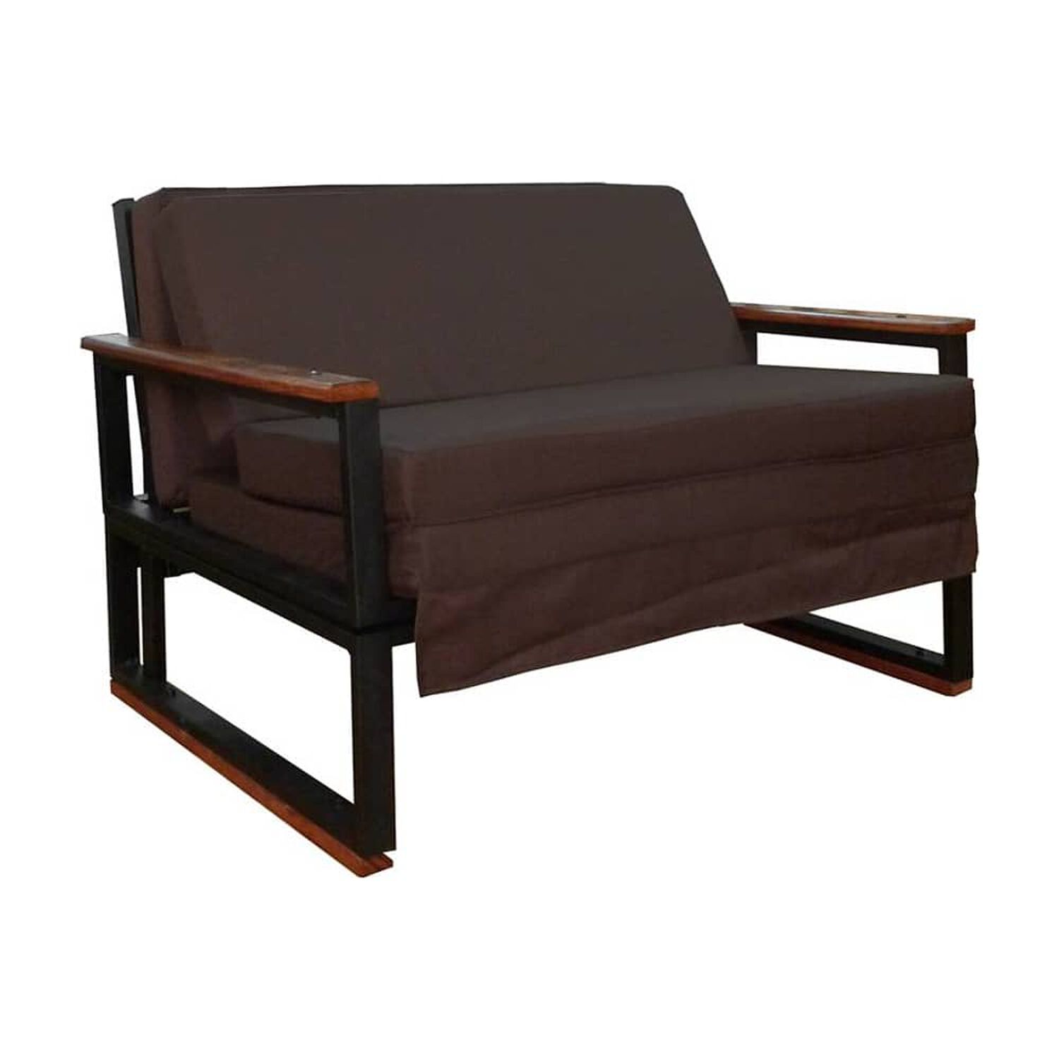 Futon Folk 1.5 Plaza " Chocolate " image number 0.0