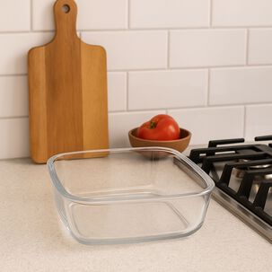 Bandeja Cuadrada Vidrio Templado 1500ml Sempre