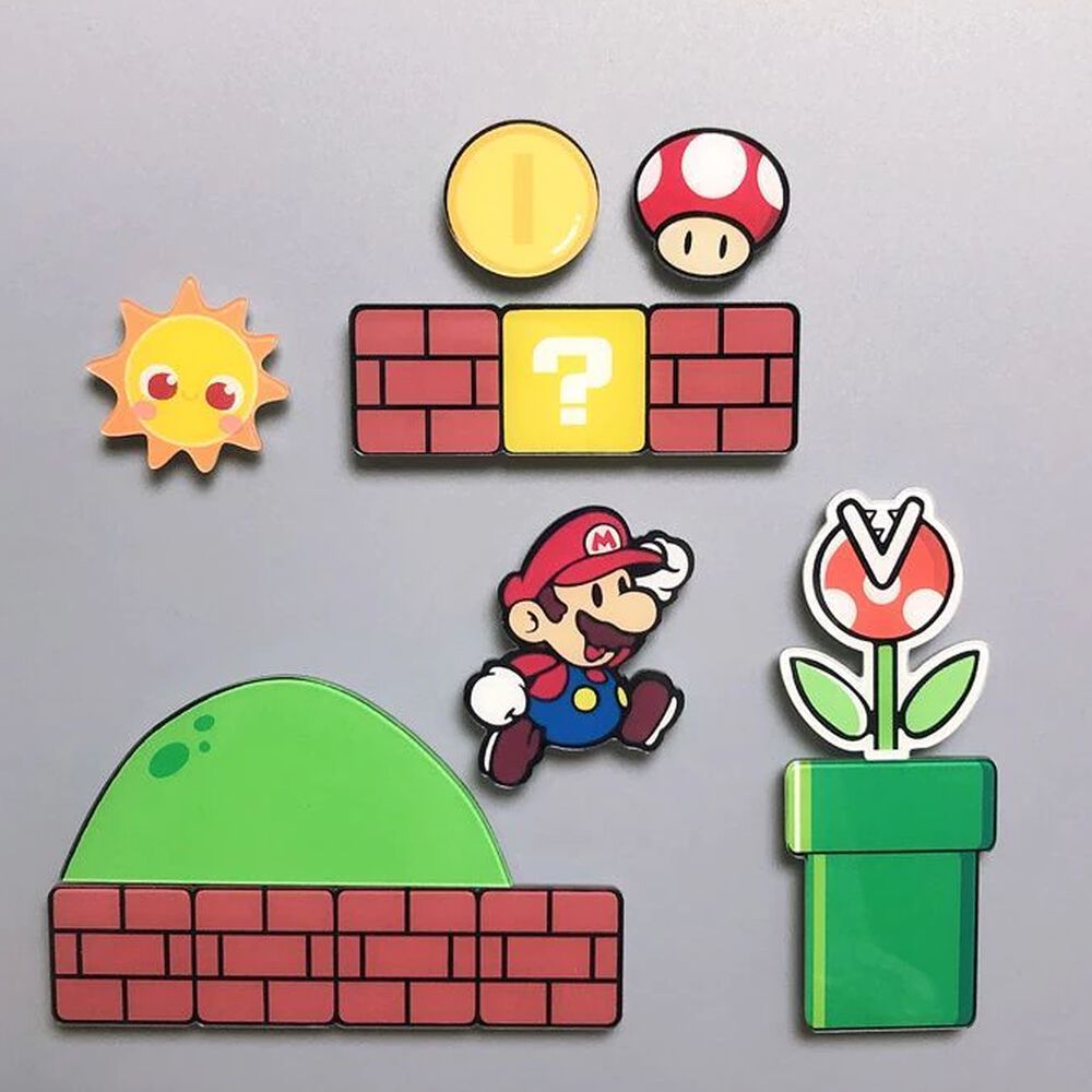 Set 10 Imanes De Super Mario image number 1.0