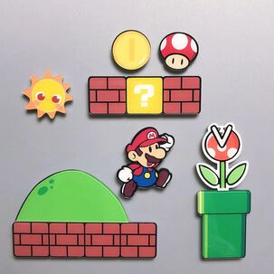 Set 10 Imanes De Super Mario