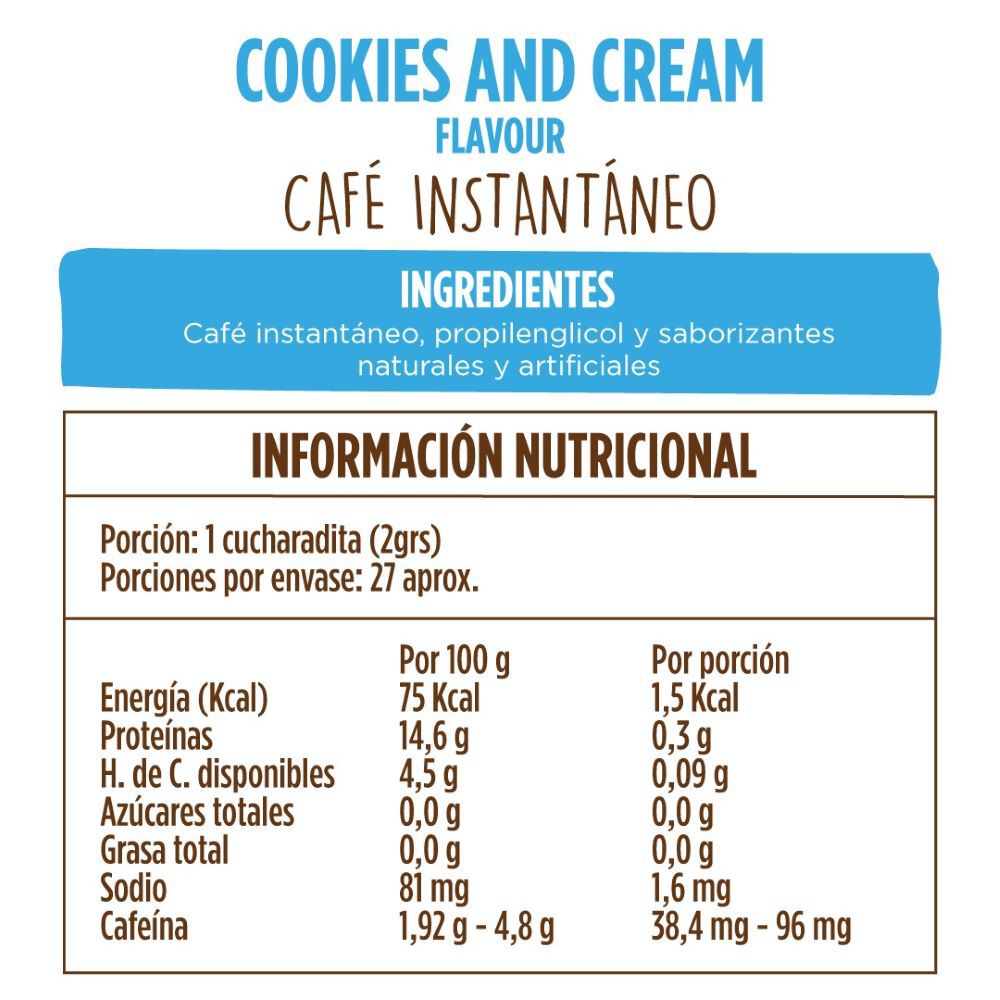 Caf&eacute; Beanies Liofilizado Cookies & Cream image number 3.0