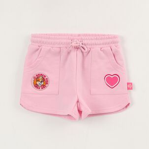 Short Ni&ntilde;a Rosado Logo Paw Patrol