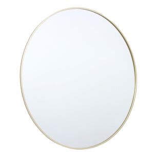 Espejo Redondo Dorado 4und 65x65cm