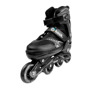 Patines En Linea Extensibles Hook Fitness Negro M (34-37)
