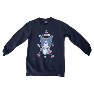 Poler&oacute;n Cuello Redondo Con Estampado Con T&eacute;cnica Kuromi