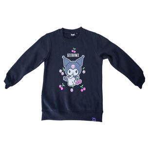 Poler&oacute;n Cuello Redondo Con Estampado Con T&eacute;cnica Kuromi