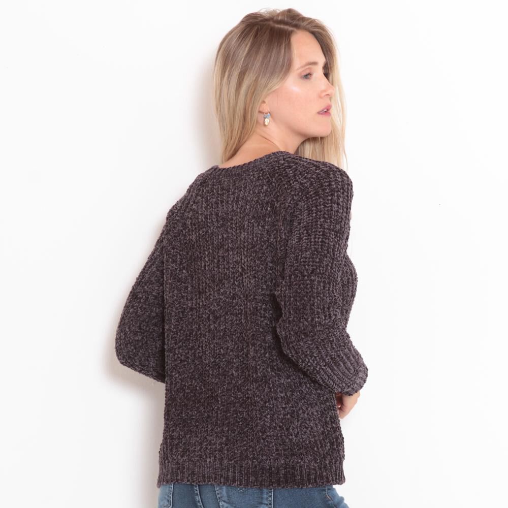 Sweater Tejido Cuello V Mujer Wados image number 3.0