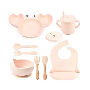 Set De Alimentación 9 Piezas Cangrejo Para Bebés