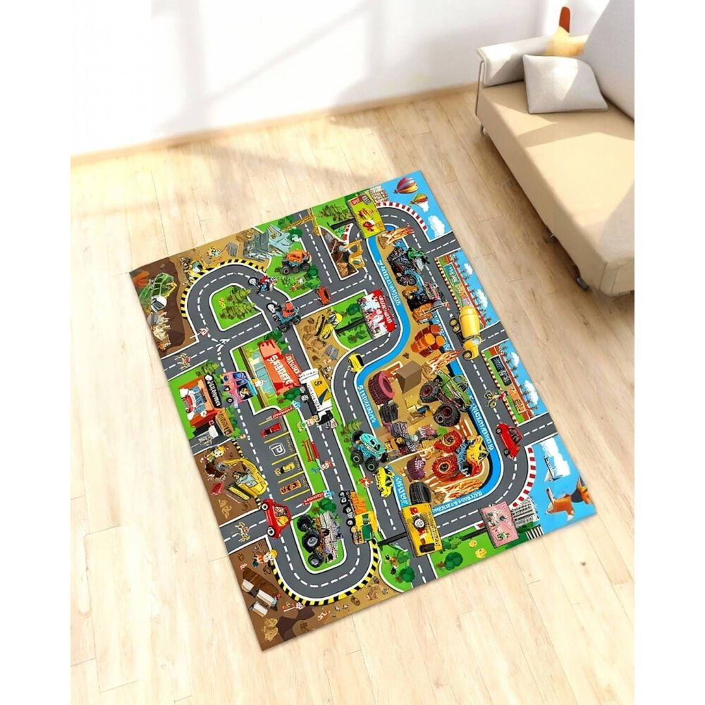 Juguete Alfombra Infantil Plegable Grande Con Autos Monster image number 3.0