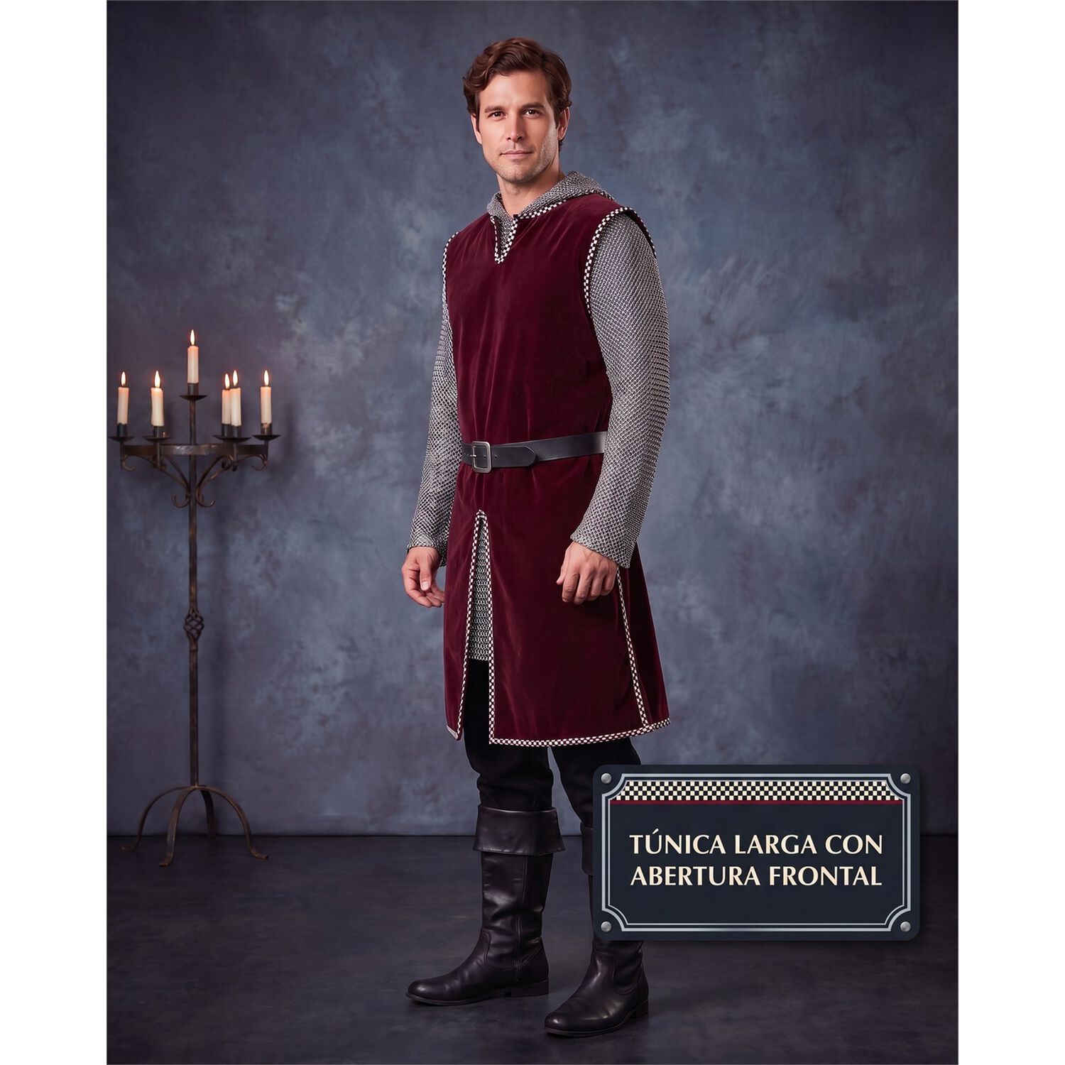 Disfraz Cosplay Caballero Medieval Piquero image number 17.0
