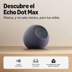 Amazon Echo Dot Max Asistente Virtual Con Alexa - Negro