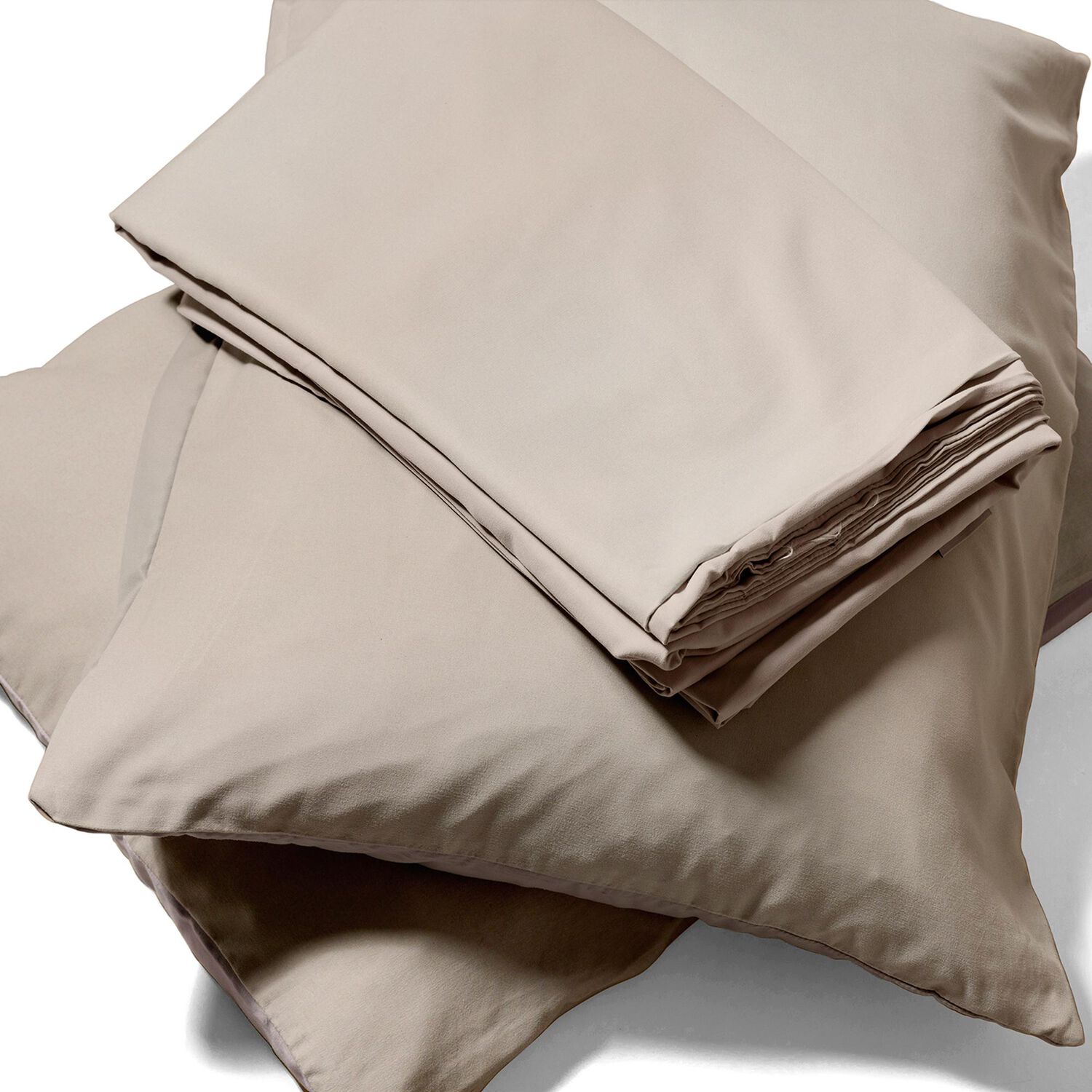 Juego De S&aacute;banas Nautica 4 Piezas Microfibra 2 Plazas Beige image number 1.0