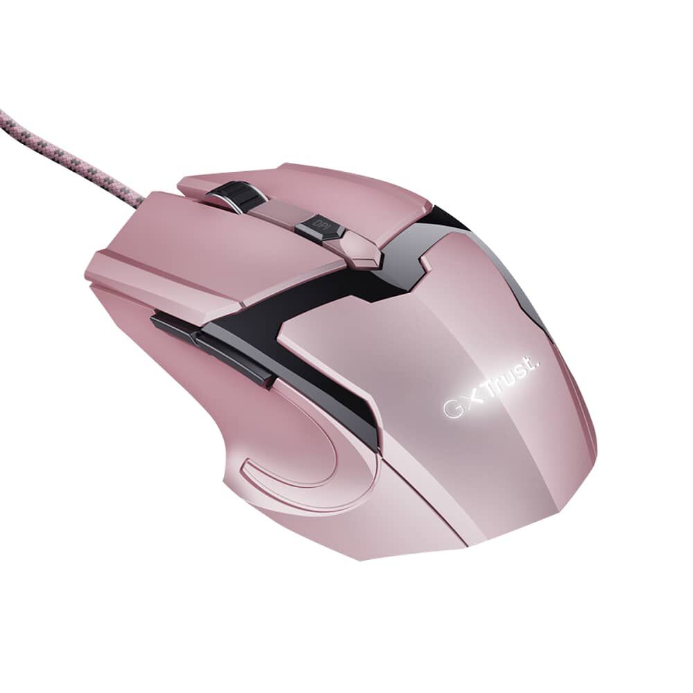 Mouse Gamer Rosado Trust Gxt 101p Retro-iluminado image number 3.0