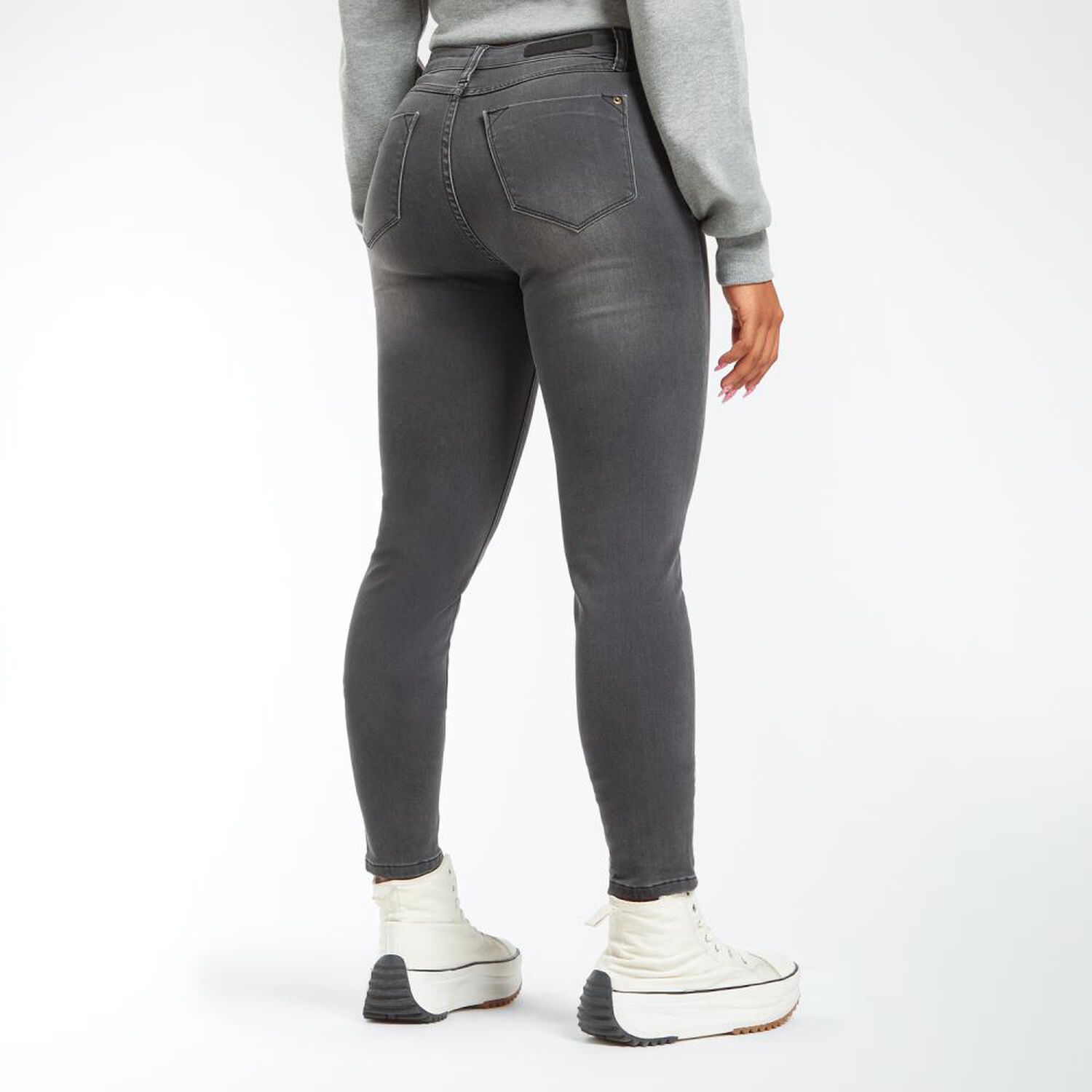 Jeans Tiro Alto Skinny Rolly Go image number 3.0