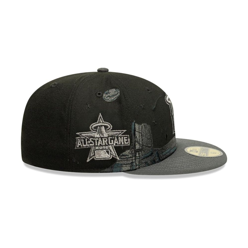 Gorra 59fifty Mlb Anaheim Angels Pack Planetary Black image number 3.0