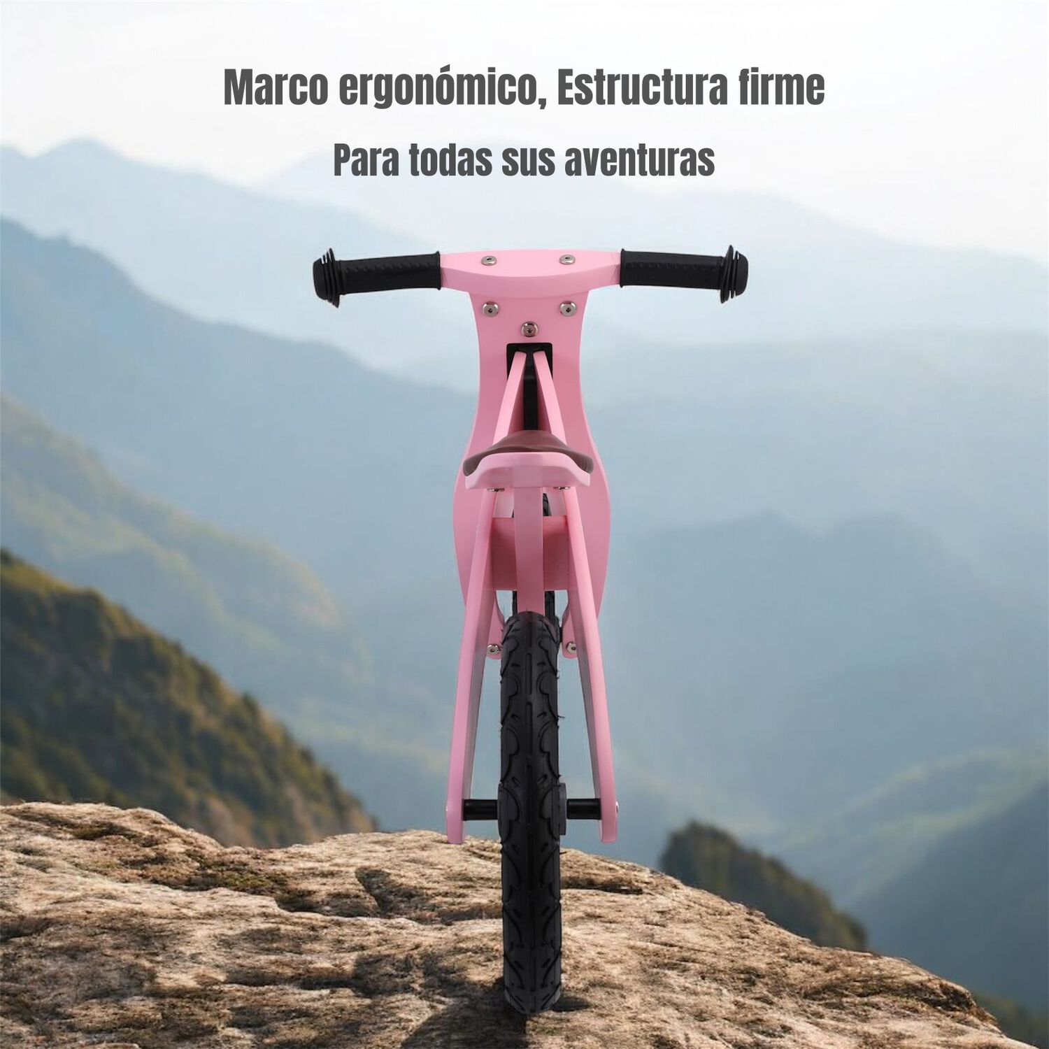 Bicicleta De Equilibrio Madera Wood Lubabycas image number 4.0