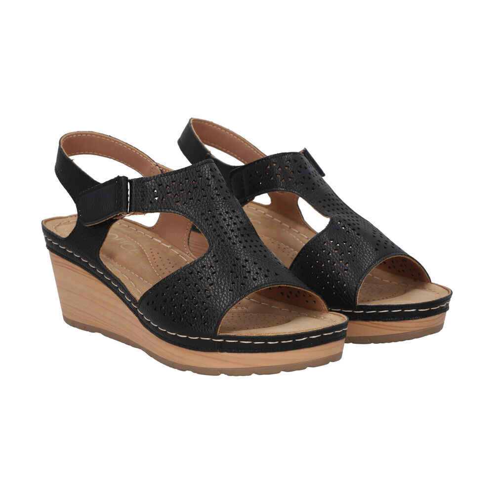 Sandalia Mujer Negro Kylie Police image number 4.0
