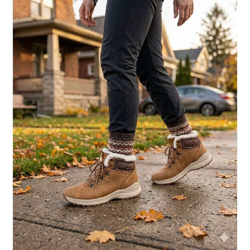 Botin Con Polar Mantes Caramelo Alquimia image number 4.0