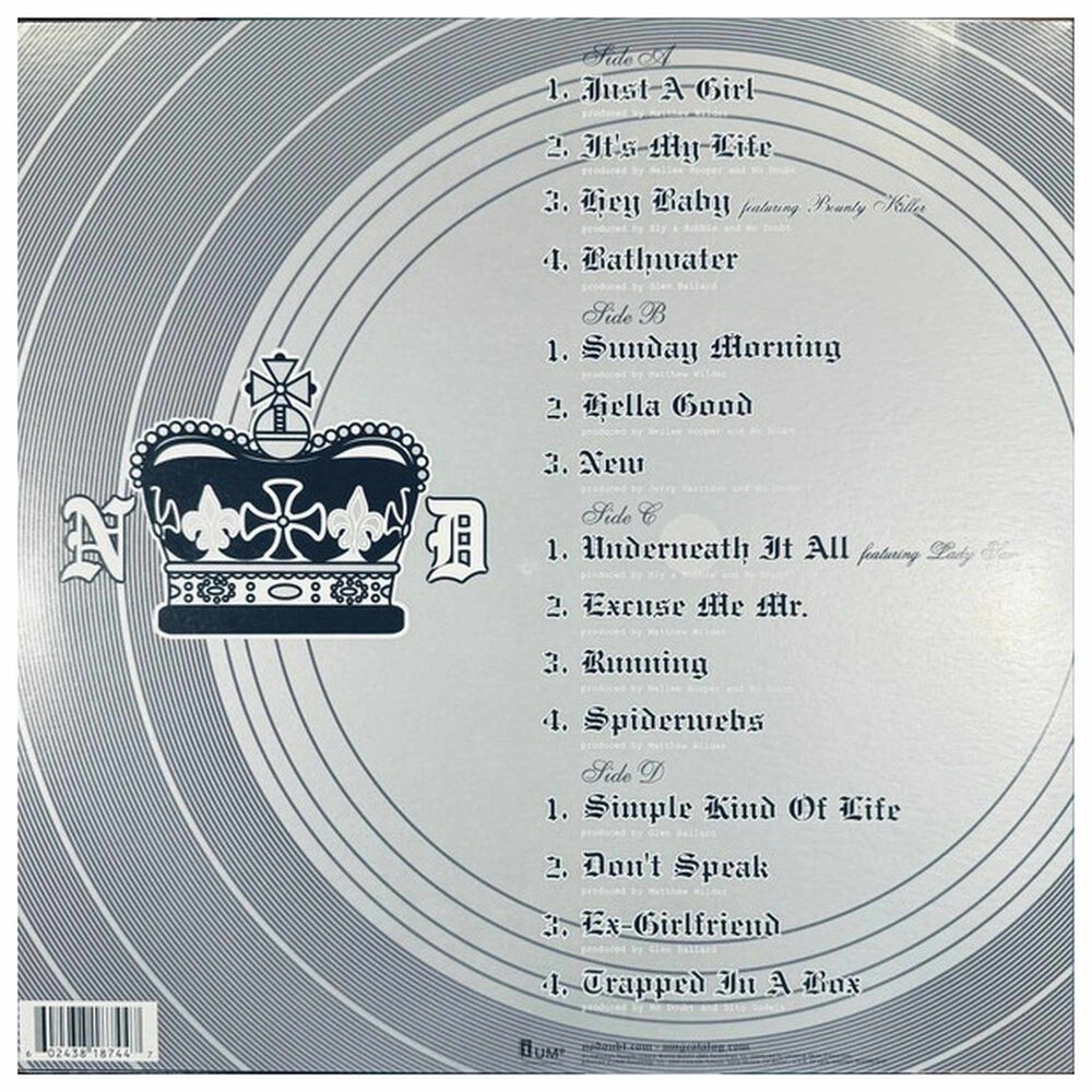 No Doubt - Singles 1992-2003 (2lp) (orange Vinyl) | Vinilo image number 1.0