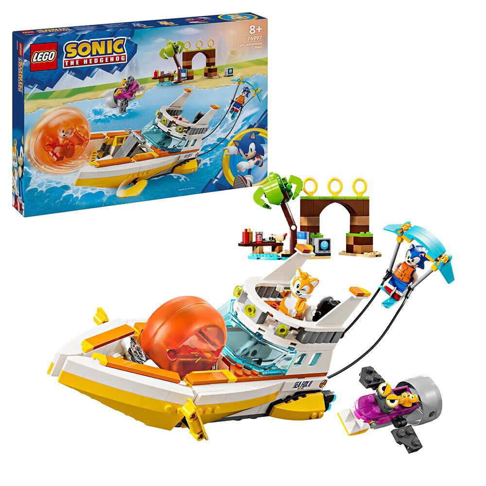 Lego Sonic Barco De Aventuras De Tails - 76997 image number 0.0