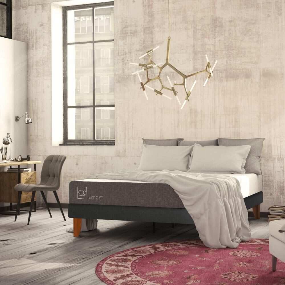 Cama Europea Cic Smart / 1.5 Plazas / Base Normal image number 11.0