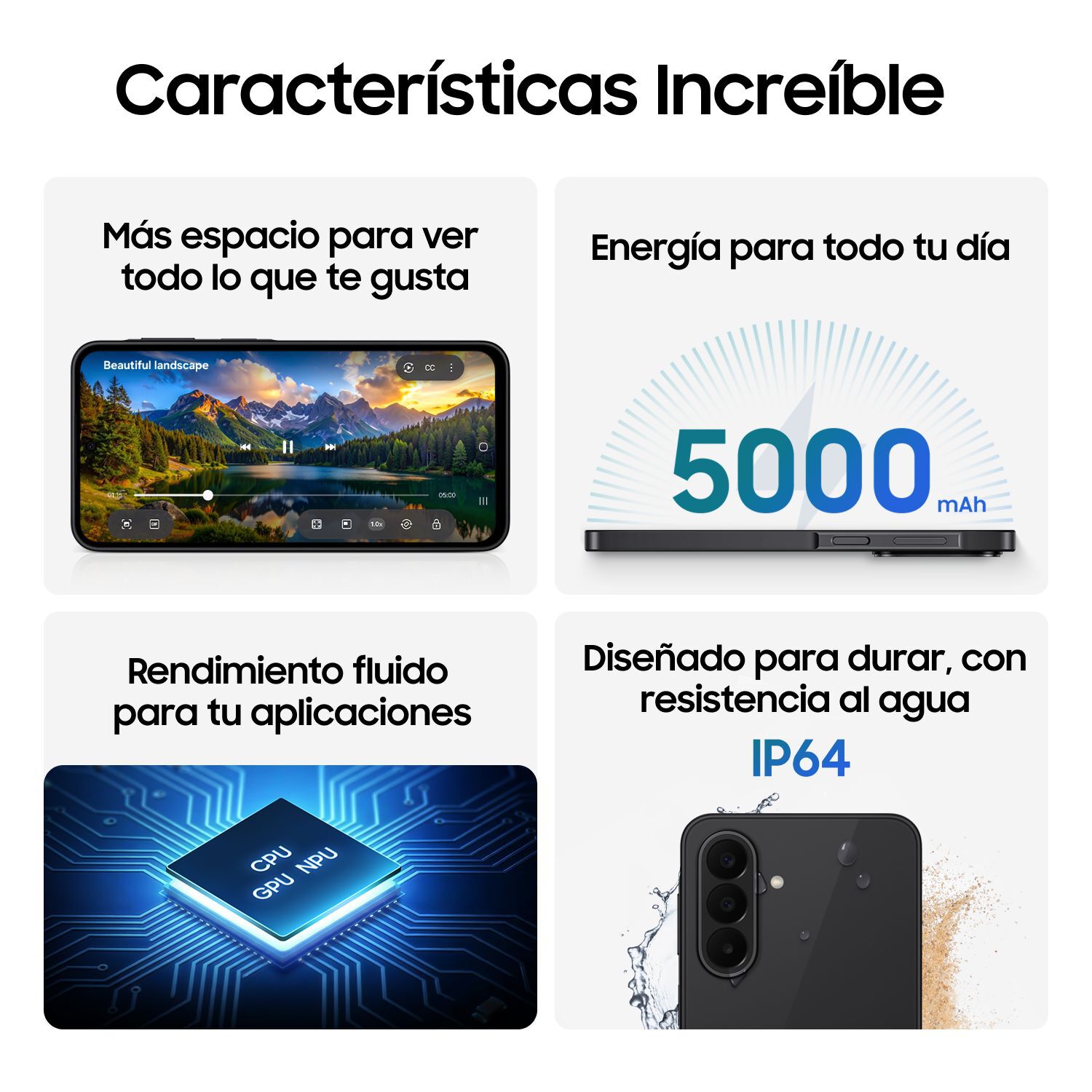 Smartphone Samsung Galaxy A27 / 5G / 128 GB / Black / Liberado image number 4.0