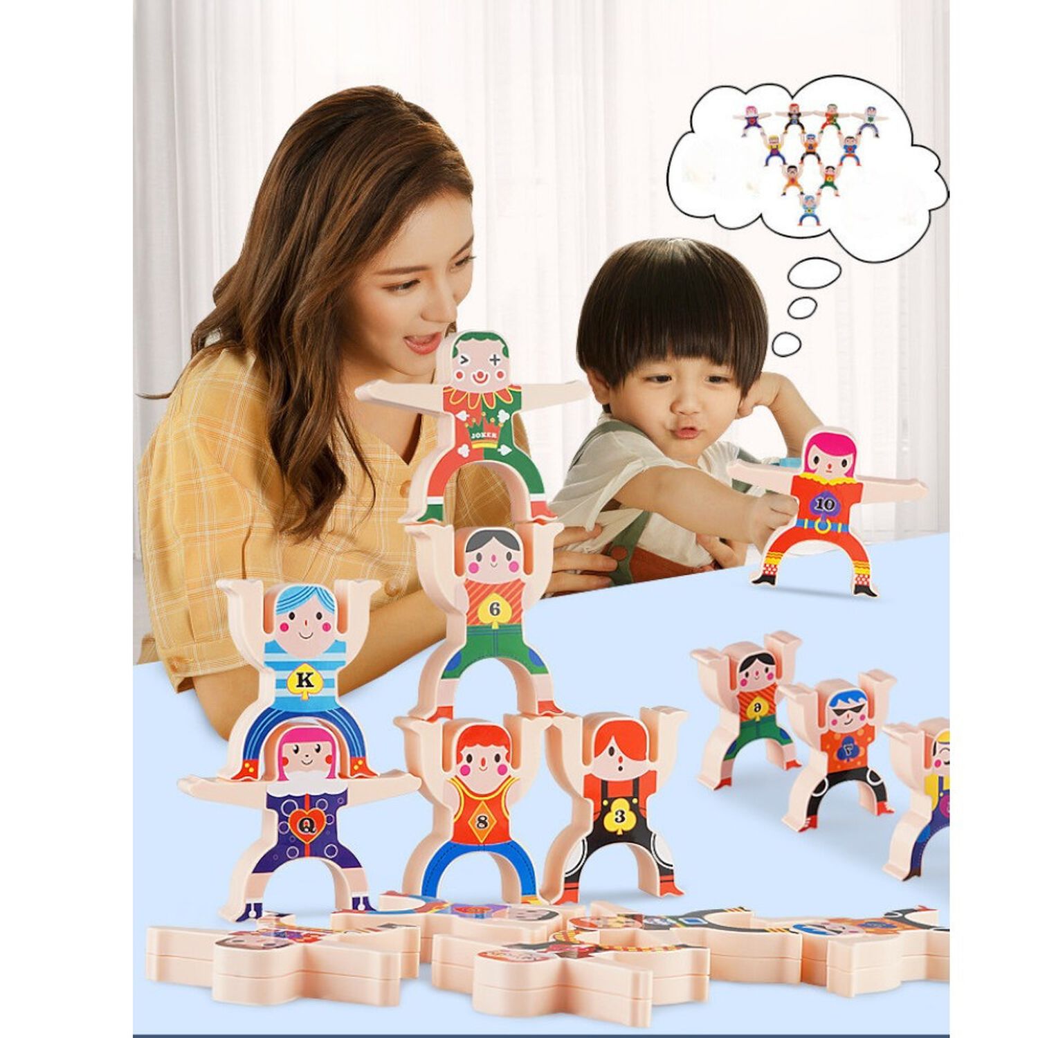 Juego Did&aacute;ctico Infantil Figuras Apilables image number 5.0