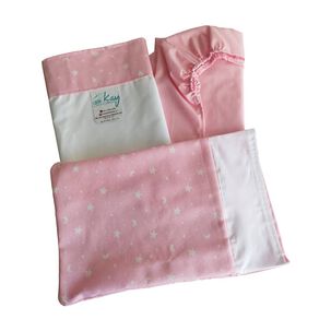 Pack De 2juego De Sabana Cuna Colecho Bebe 100x70